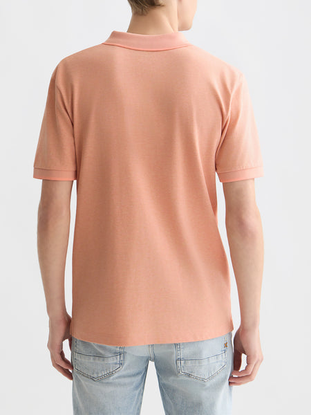 Canyon Clay Mélange Knit Polo
