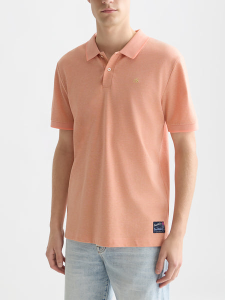 Canyon Clay Mélange Knit Polo