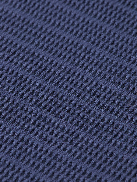 Ocean Blue Knitted Polo