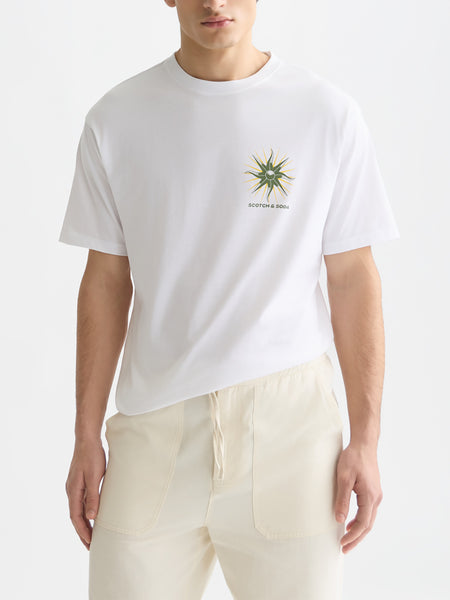Bright White Front + Back Artwork T-Shirt