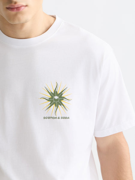 Bright White Front + Back Artwork T-Shirt