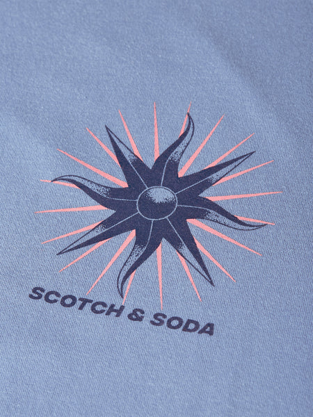 Infinity Blue Front + Back Artwork T-Shirt