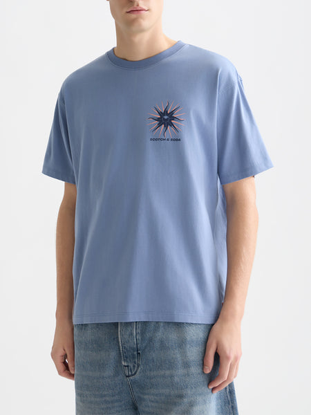 Infinity Blue Front + Back Artwork T-Shirt