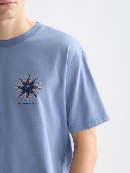 Infinity Blue Front + Back Artwork T-Shirt