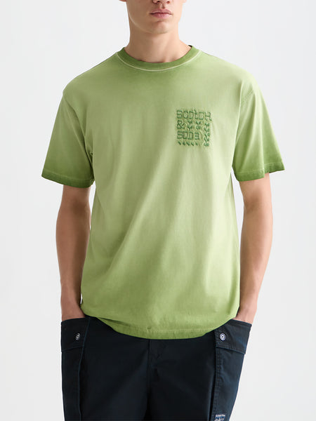 Garden Green Embroidered Logo T-Shirt