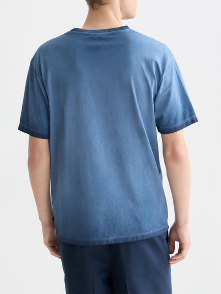 Pageant Blue Embroidered Logo T-Shirt