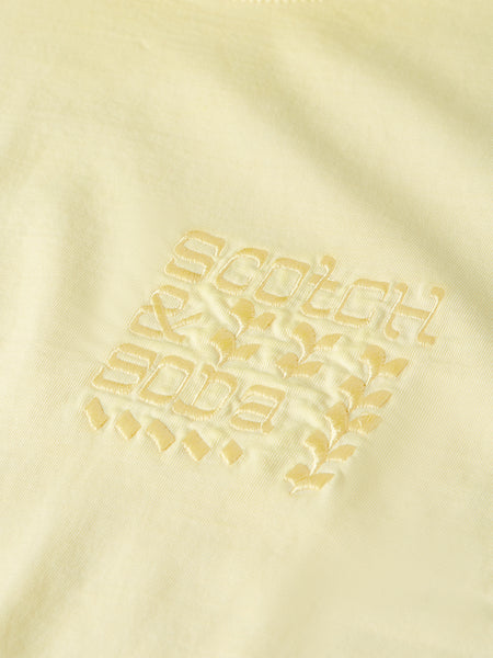 Raffia Embroidered Logo T-Shirt