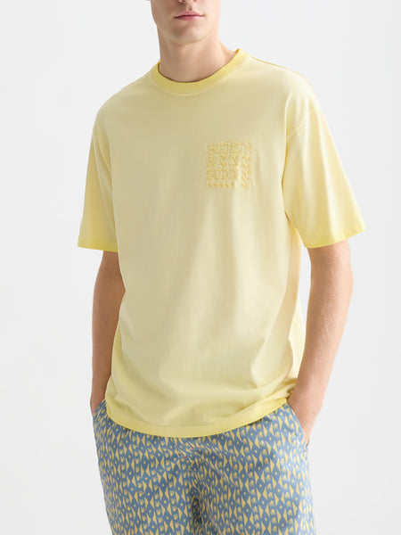 Raffia Embroidered Logo T-Shirt