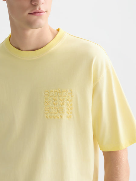 Raffia Embroidered Logo T-Shirt
