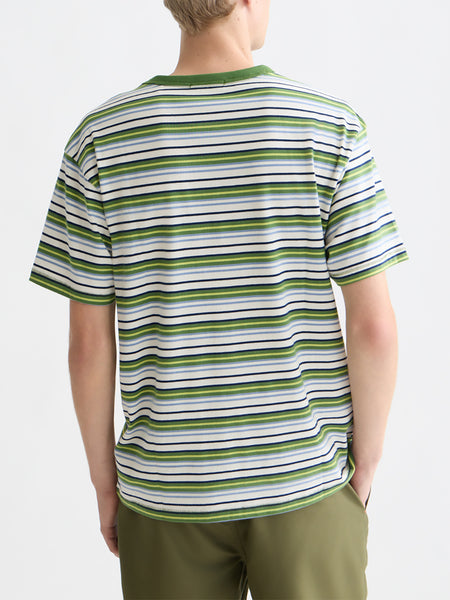 Garden Green Striped T-Shirt