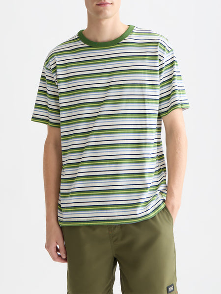 Garden Green Striped T-Shirt