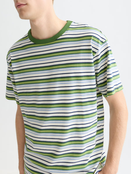 Garden Green Striped T-Shirt