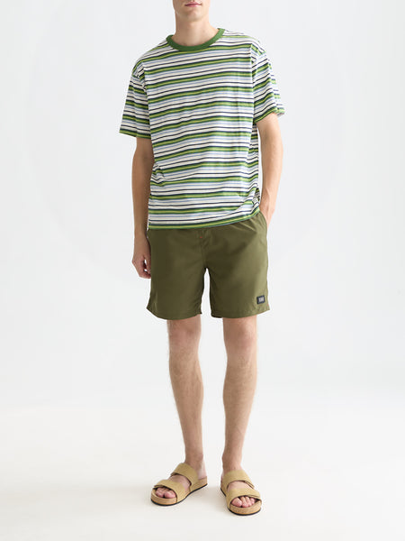 Garden Green Striped T-Shirt