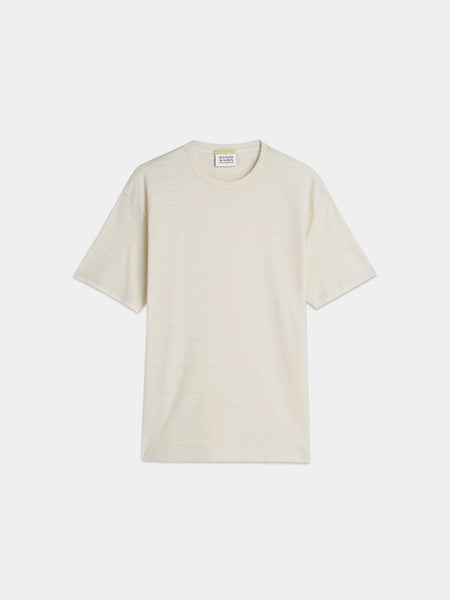 Jacquard T-Shirt - Eggnog