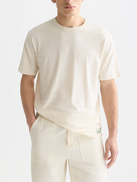 Jacquard T-Shirt - Eggnog