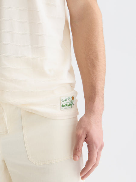 Jacquard T-Shirt - Eggnog