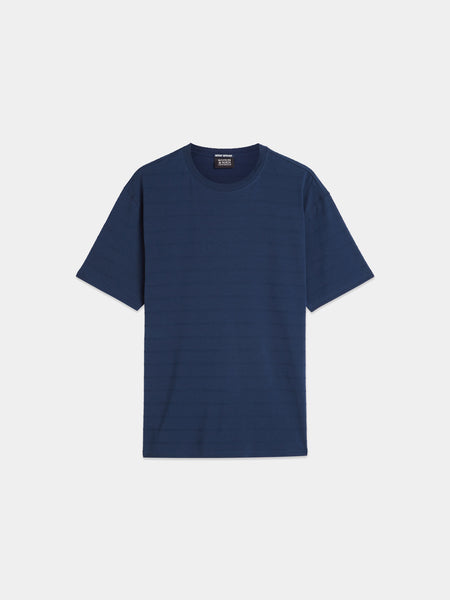 Jacquard T-Shirt - Navy