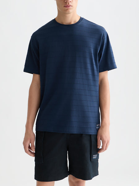 Jacquard T-Shirt - Navy