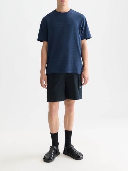 Jacquard T-Shirt - Navy