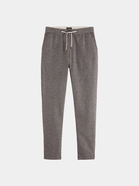 Warren Cotton/Linen Joggers - Fudge
