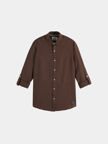 Hot Fudge 100% Linen Shirt