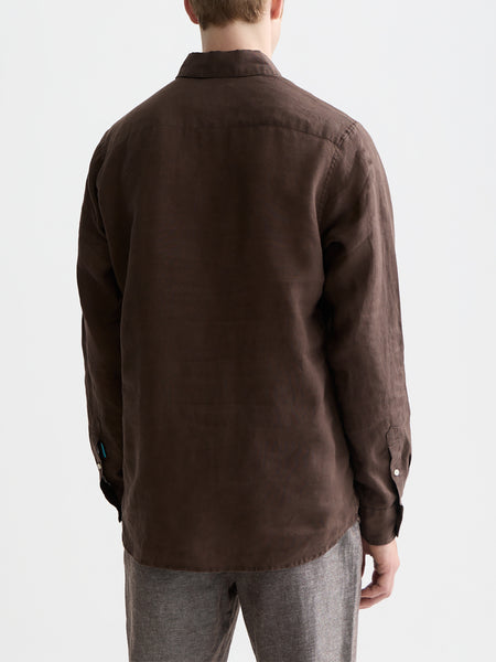 Hot Fudge 100% Linen Shirt