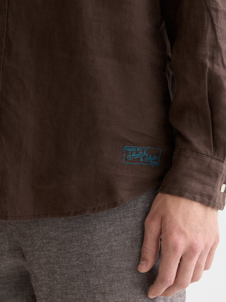 Hot Fudge 100% Linen Shirt