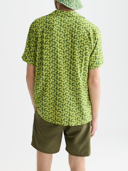 Garden Green Cactus Printed S/S Shirt