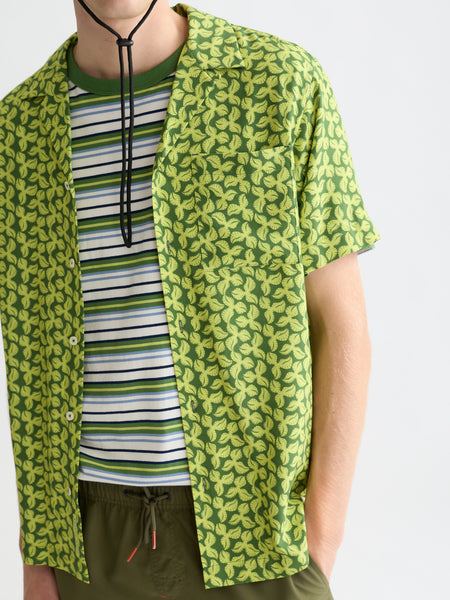 Garden Green Cactus Printed S/S Shirt