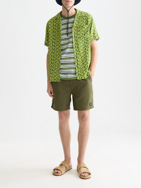 Garden Green Cactus Printed S/S Shirt