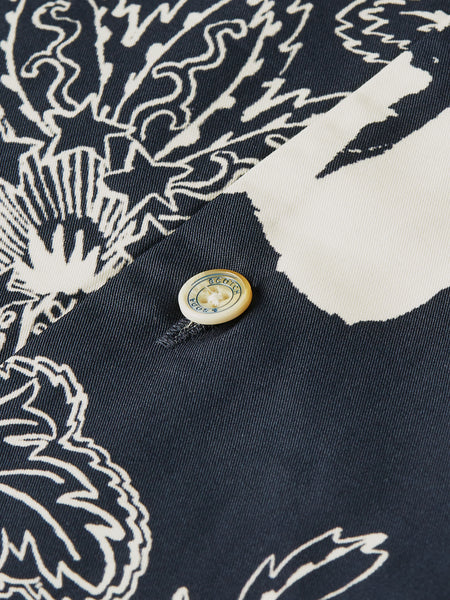Horse Bandana Dress Blue S/S Shirt