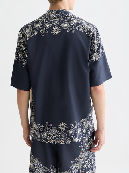 Horse Bandana Dress Blue S/S Shirt
