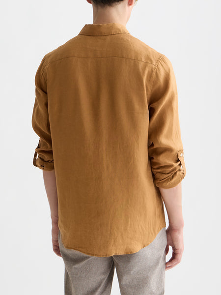 Linen Shirt in Cathay Spice