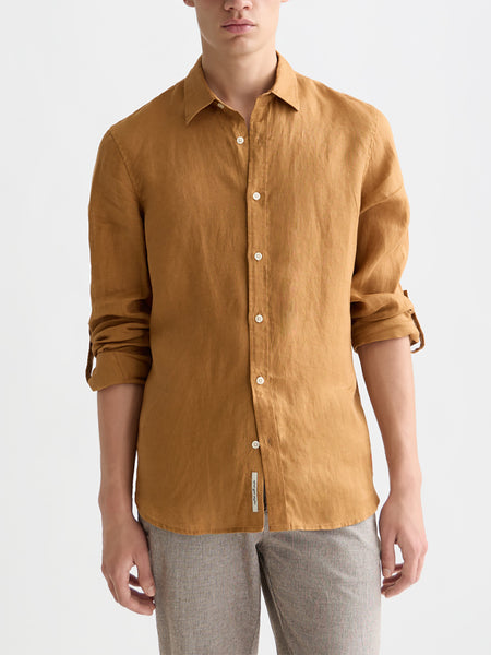 Linen Shirt in Cathay Spice