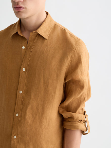 Linen Shirt in Cathay Spice