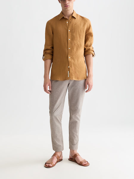Linen Shirt in Cathay Spice