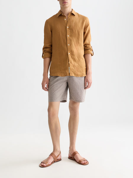 Fave Cathay Spice Cotton Linen Shorts