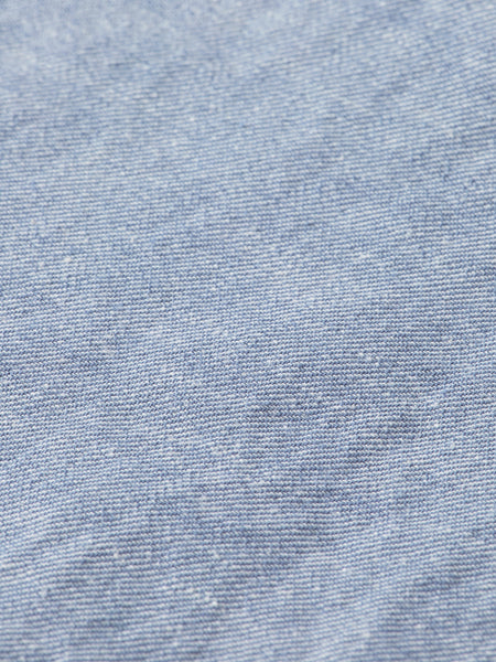 Fave Infinity Blue Cotton Linen Drawstring Shorts