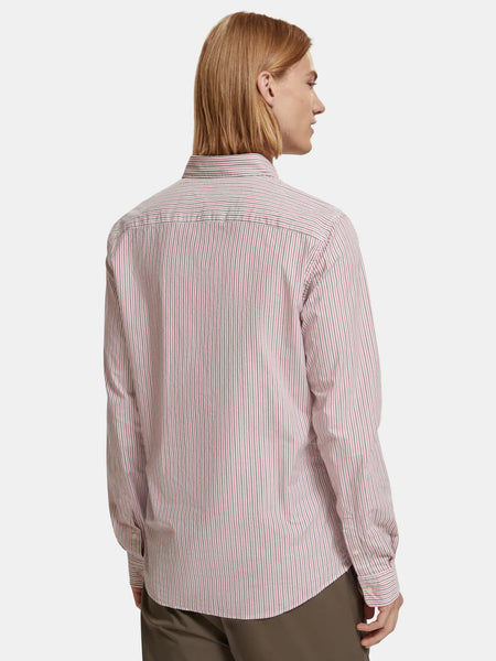 Mystic Pink & White Striped Shirt