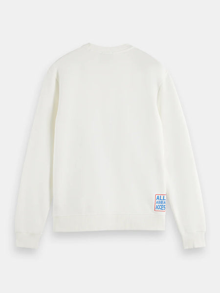 Colorful Logo Sweatshirt - White