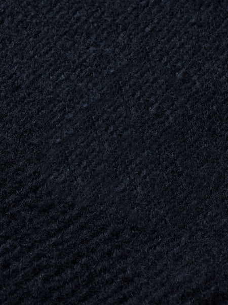 Navy Blue Soft Melange Knit