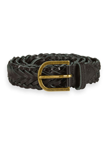 Braided Belt in Black