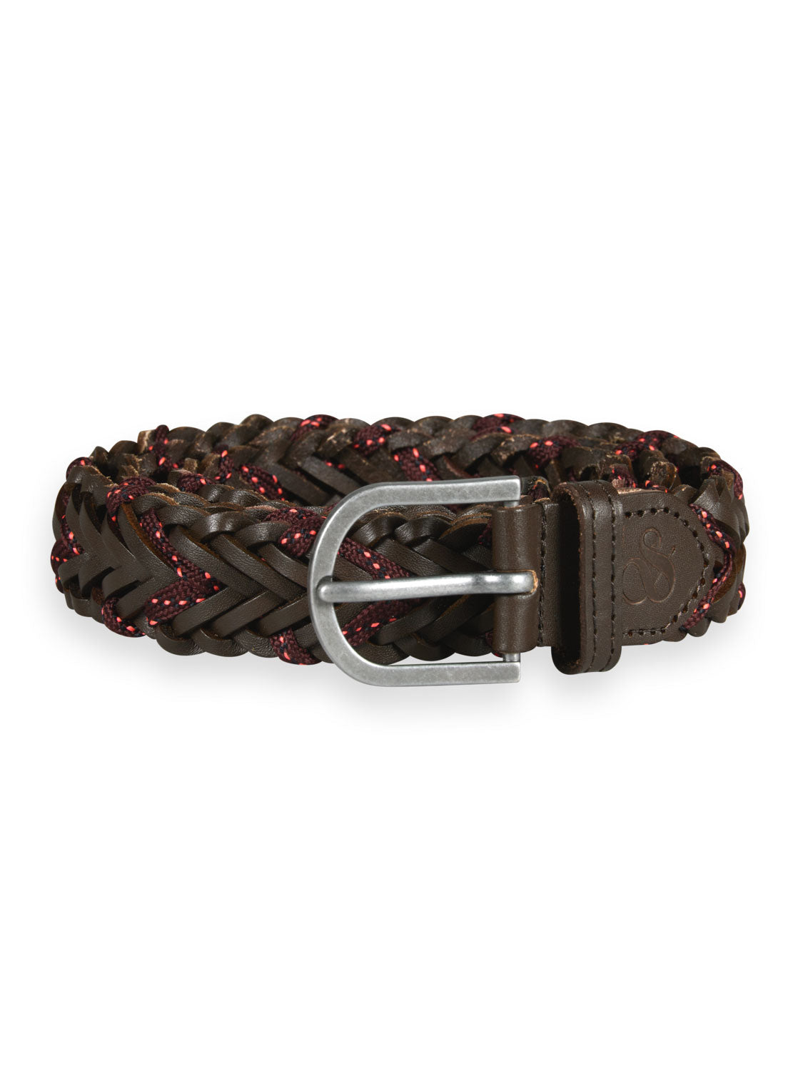 Braided Belt in Chocolate