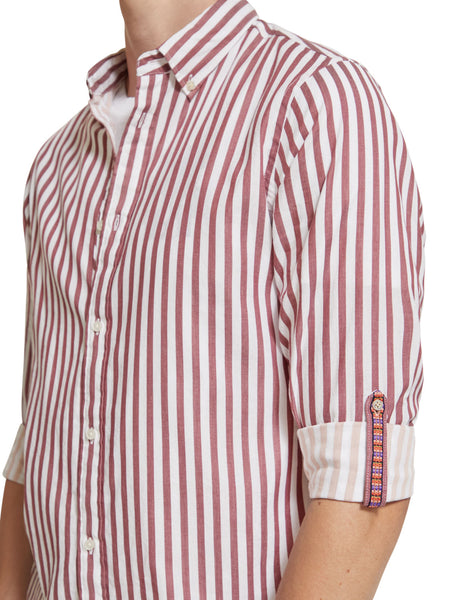 Jam & White Regular Fit Striped Shirt
