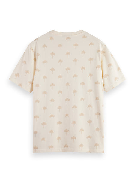 Palm Printed T-Shirt - Shell