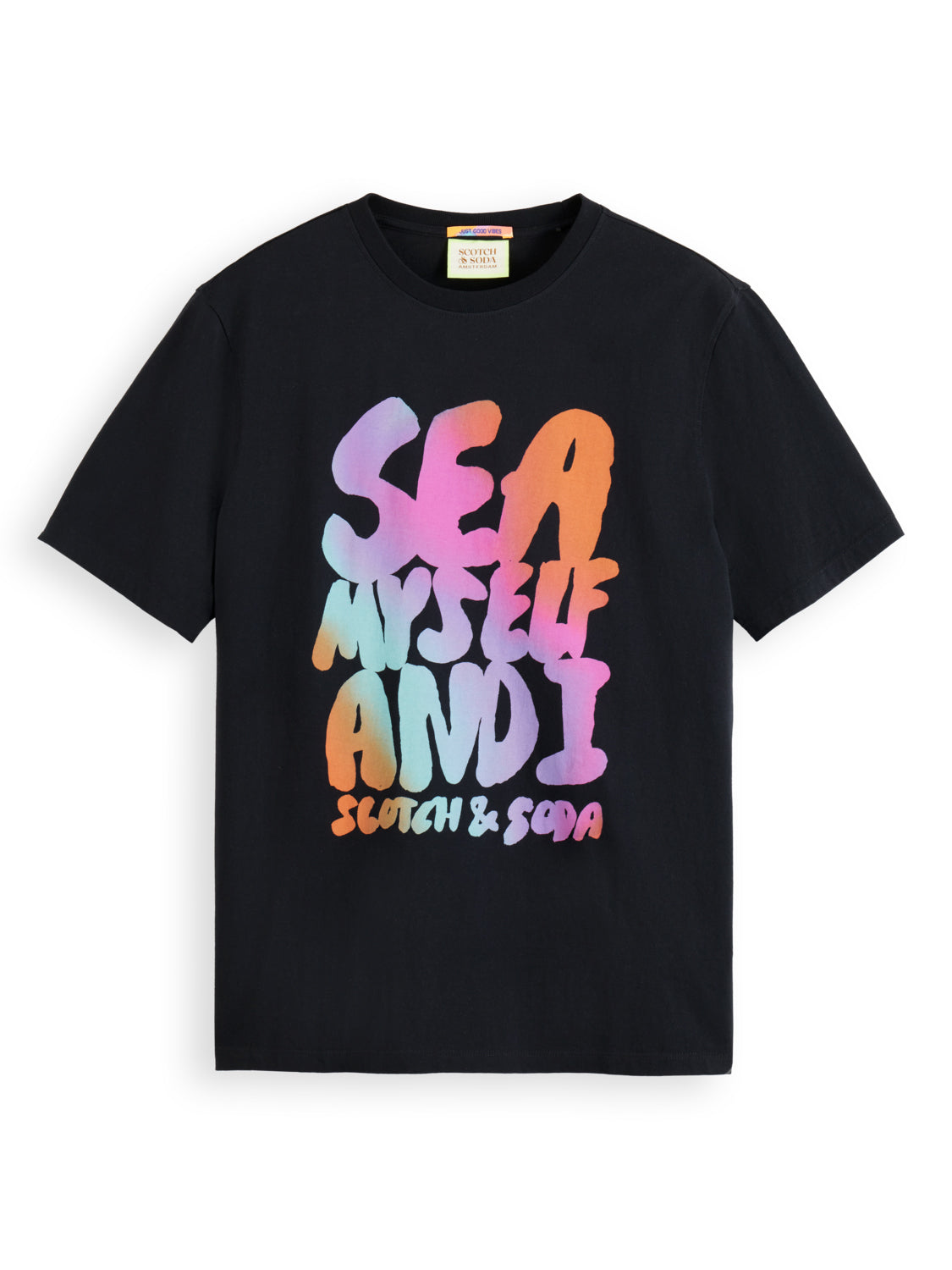 Sea Myself & I Black T-shirt