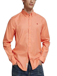 Classic Regular Fit Oxford Shirt - Coral Reef