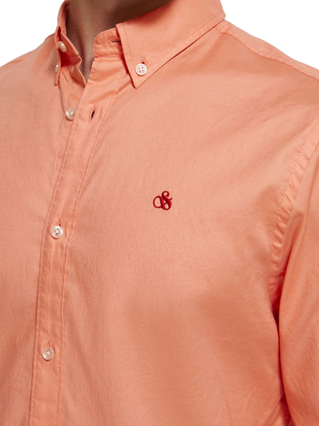 Classic Regular Fit Oxford Shirt - Coral Reef