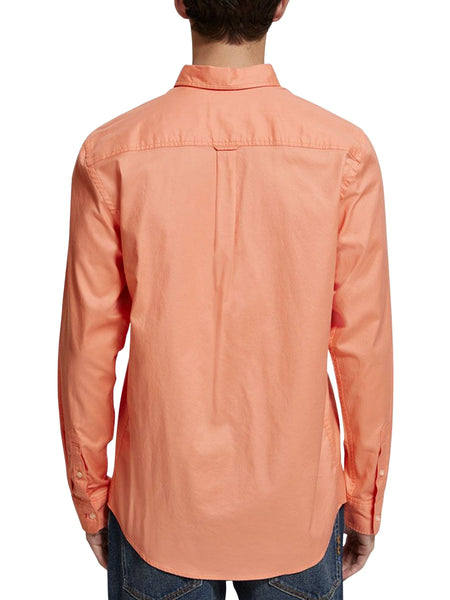 Classic Regular Fit Oxford Shirt - Coral Reef