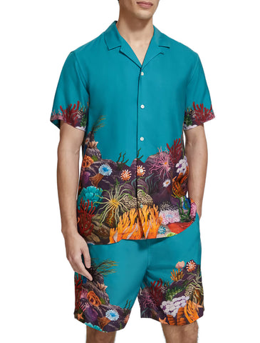 Scenery S/S Placement Print Shirt